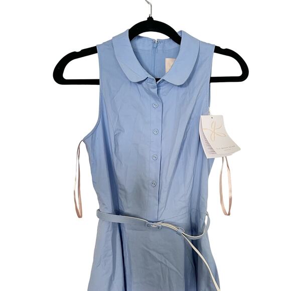 Gal Meets Glam Light Blue Midi Dress - Picture 3 of 6